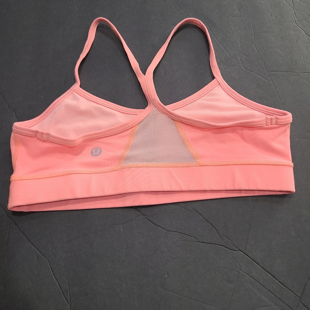 Lululemon Athletica Women's Peach Sports Bra Sz.6 - Picture 3 of 5